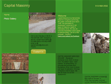 Tablet Screenshot of capitalmasonry.org